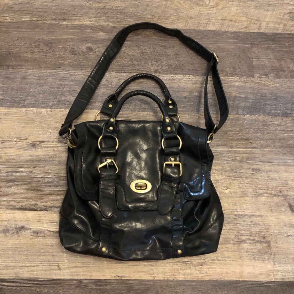 Cesca satchel black EUC